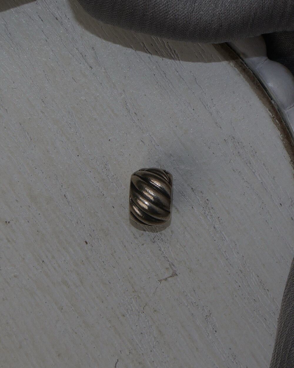 Pandora Sterling Silver Feathered Charm 2.2G / 0.3in